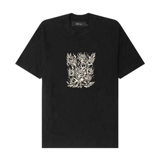 "KINDLE" TEE IN ANTHRACITE
