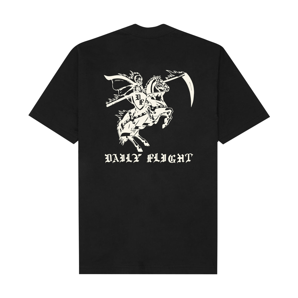 "BLACK KNIGHT" TEE IN ANTHRACITE