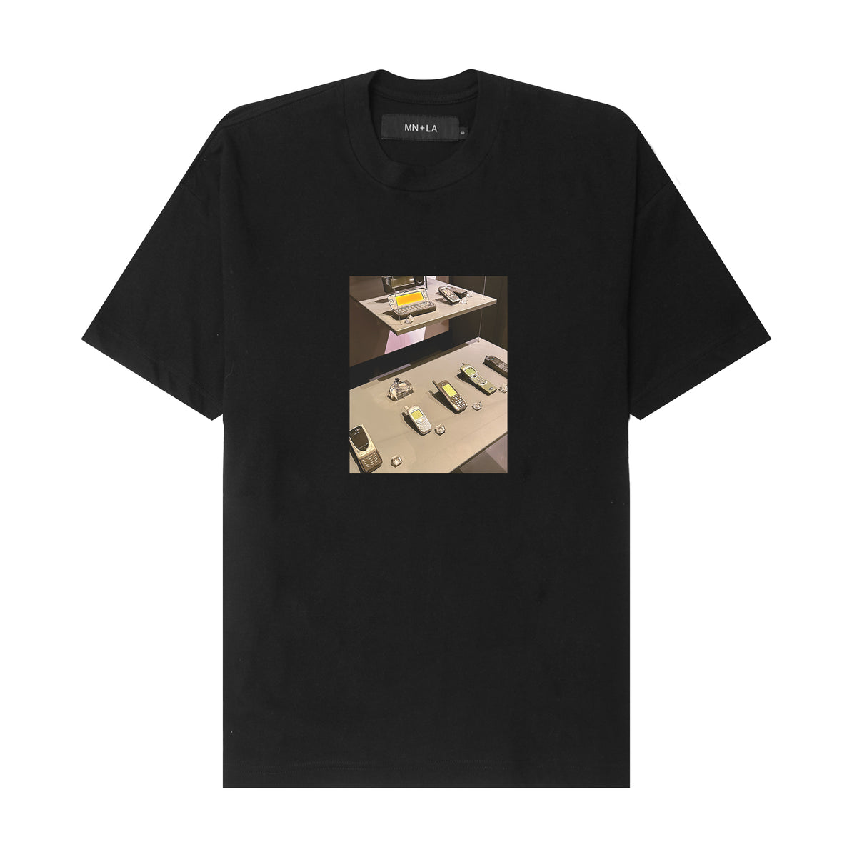 "ANALOG PHONE" TEE IN ANTHRACITE