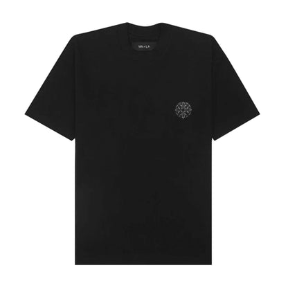 "IRON CROSS" TEE IN CAVIAR