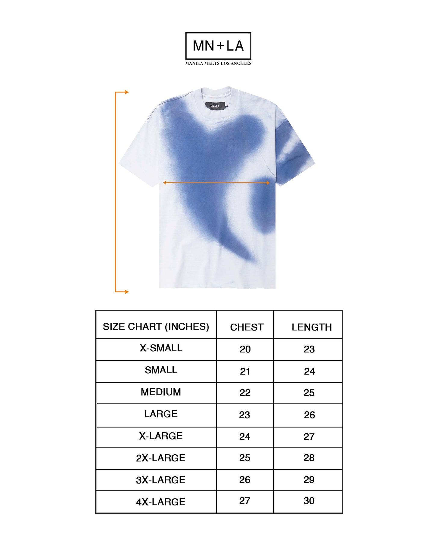 "BLUE BURN" CHOP CHOP TEE