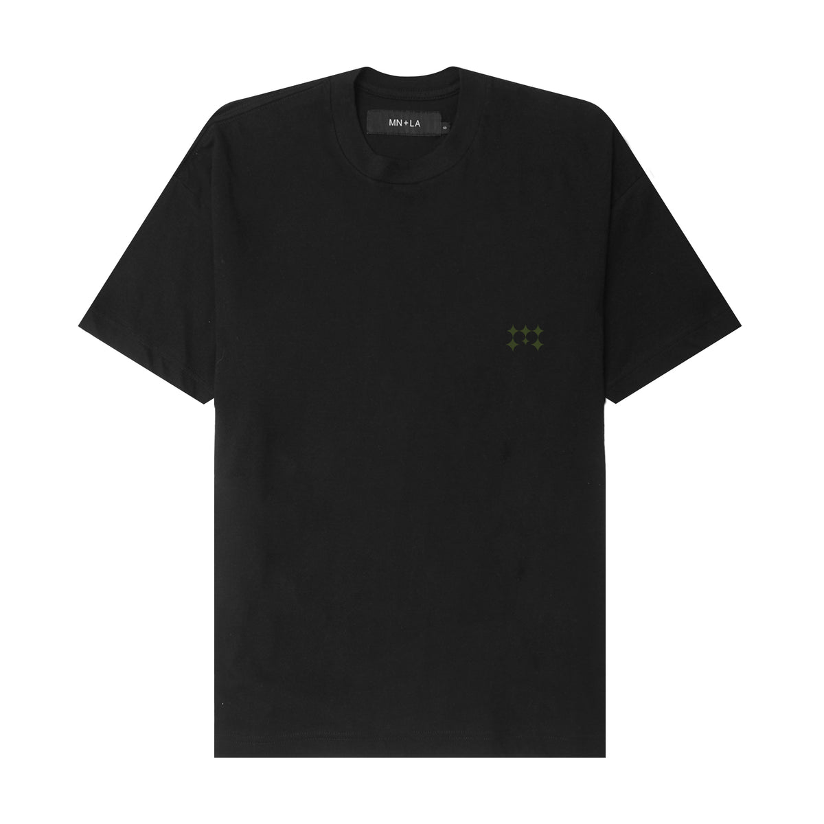 "ASTRAL M'$" BOX TEE IN ANTHRACITE