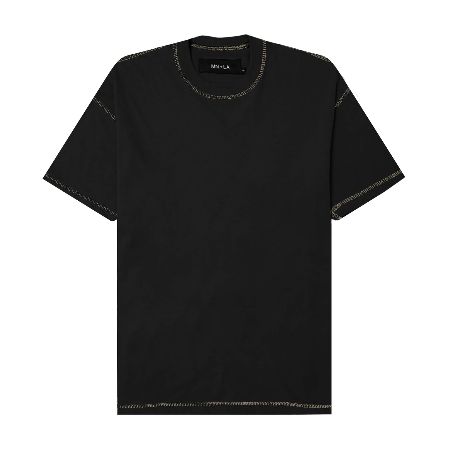 EXO™ BOX LITE TEE IN CAVIAR/BONE