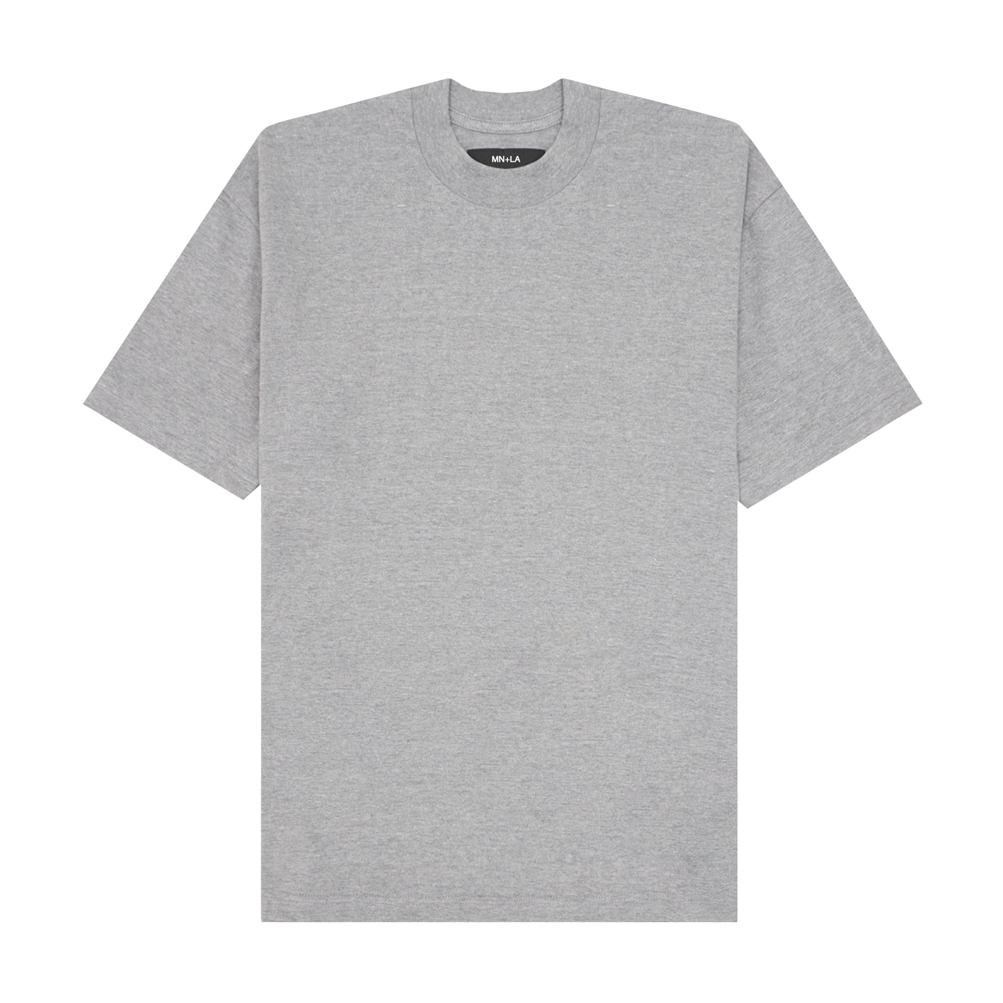 BOX TEE IN HEATHER GREY