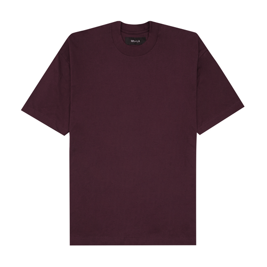 BOX TEE IN WINE
