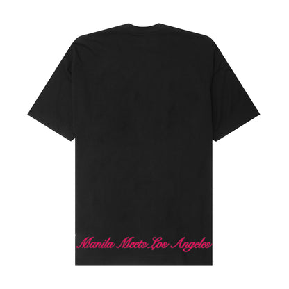 "LEAVE ME ALONE" TEE IN ANTHRACITE/CASTLETON