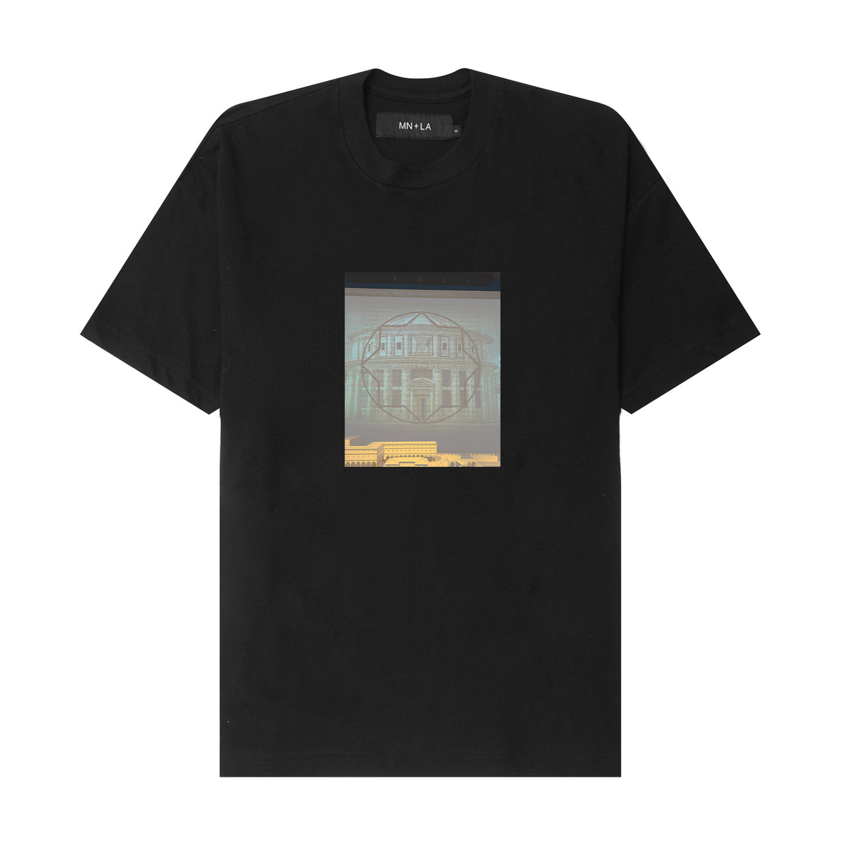 "MUSEUM" TEE IN ANTHRACITE