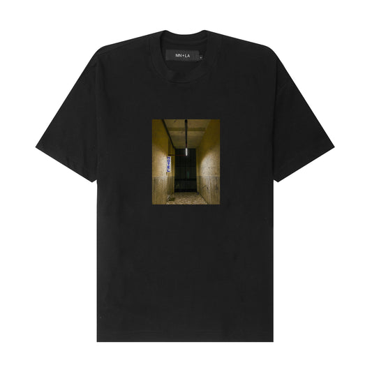 "GHOST HOTEL" TEE IN ANTHRACITE