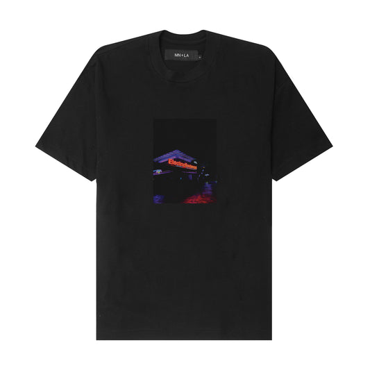 "ELECTRIC BOULEVARD" TEE IN ANTHRACITE
