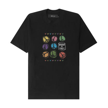 "INCREASE THE PEACE" TEE IN ANTHRACITE