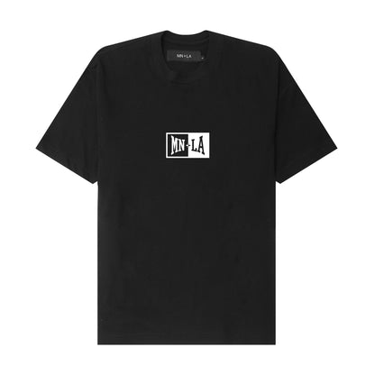 "MN+LA LOGO" TEE IN ANTHRACITE