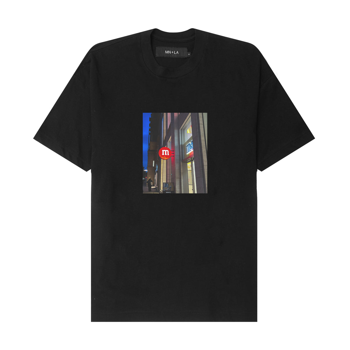 "M&M'S" TEE IN ANTHRACITE