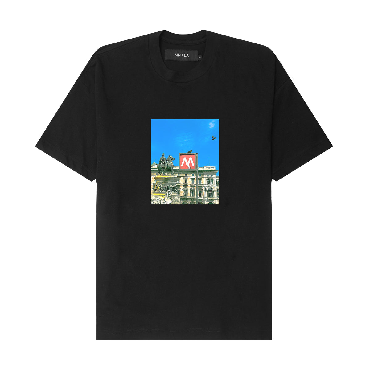 "METRO V2" TEE IN ANTHRACITE