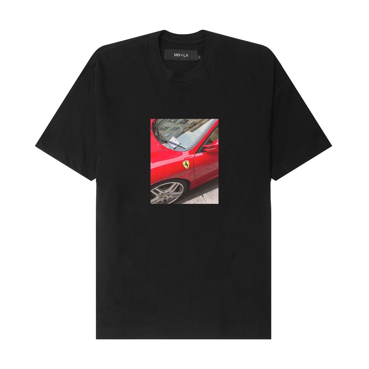 "RARRI PARKING TICKET" TEE IN ANTHRACITE