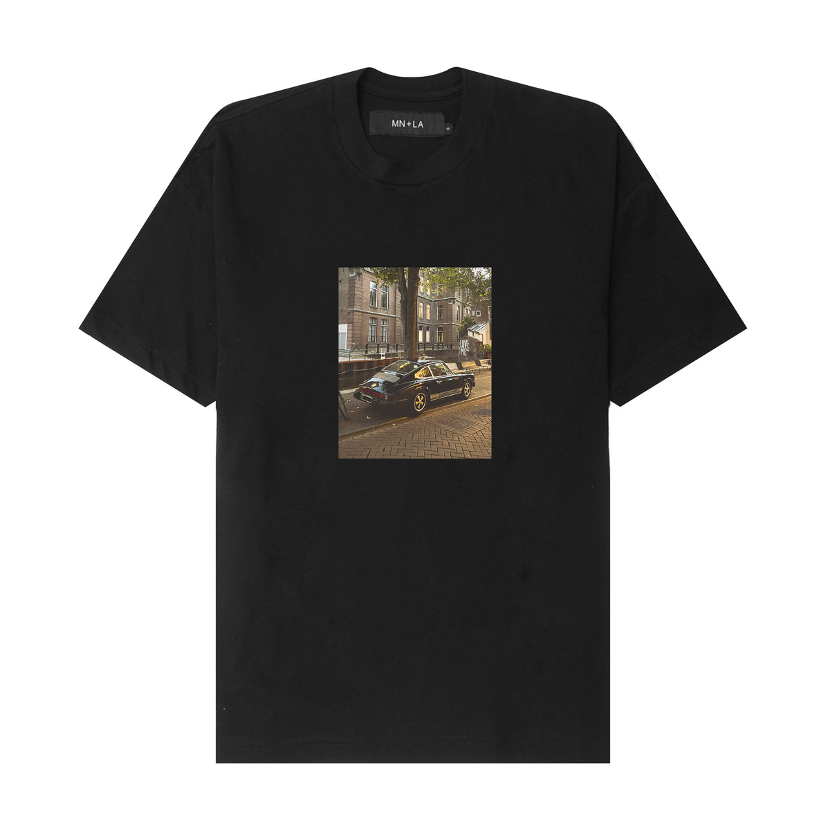 "AIR COOLED" TEE IN ANTHRACITE