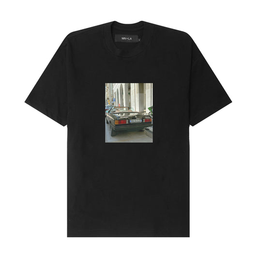 "MASERATI" TEE IN ANTHRACITE