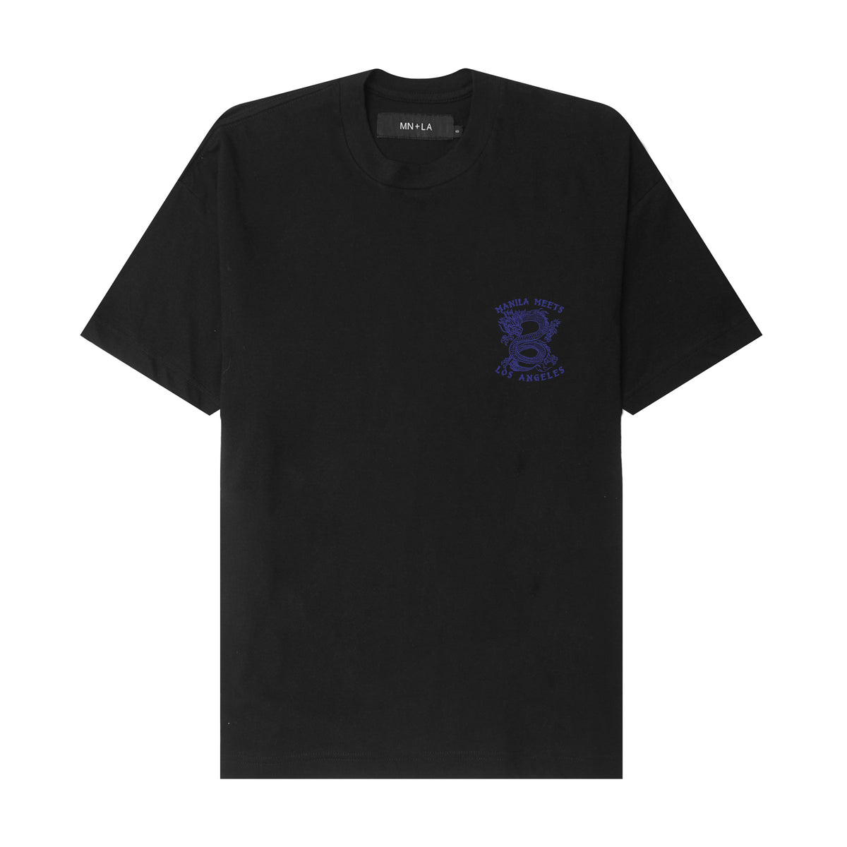 NAUGHTY N' NICE "DRAGON'S LUCK" TEE IN ANTHRACITE