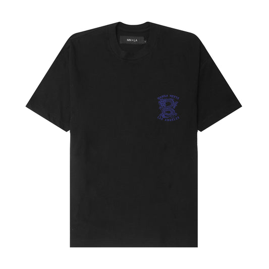 NAUGHTY N' NICE "DRAGON'S LUCK" TEE IN ANTHRACITE