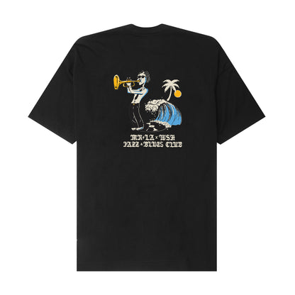 "JAZZ & BLUES CLUB" TEE IN ANTHRACITE