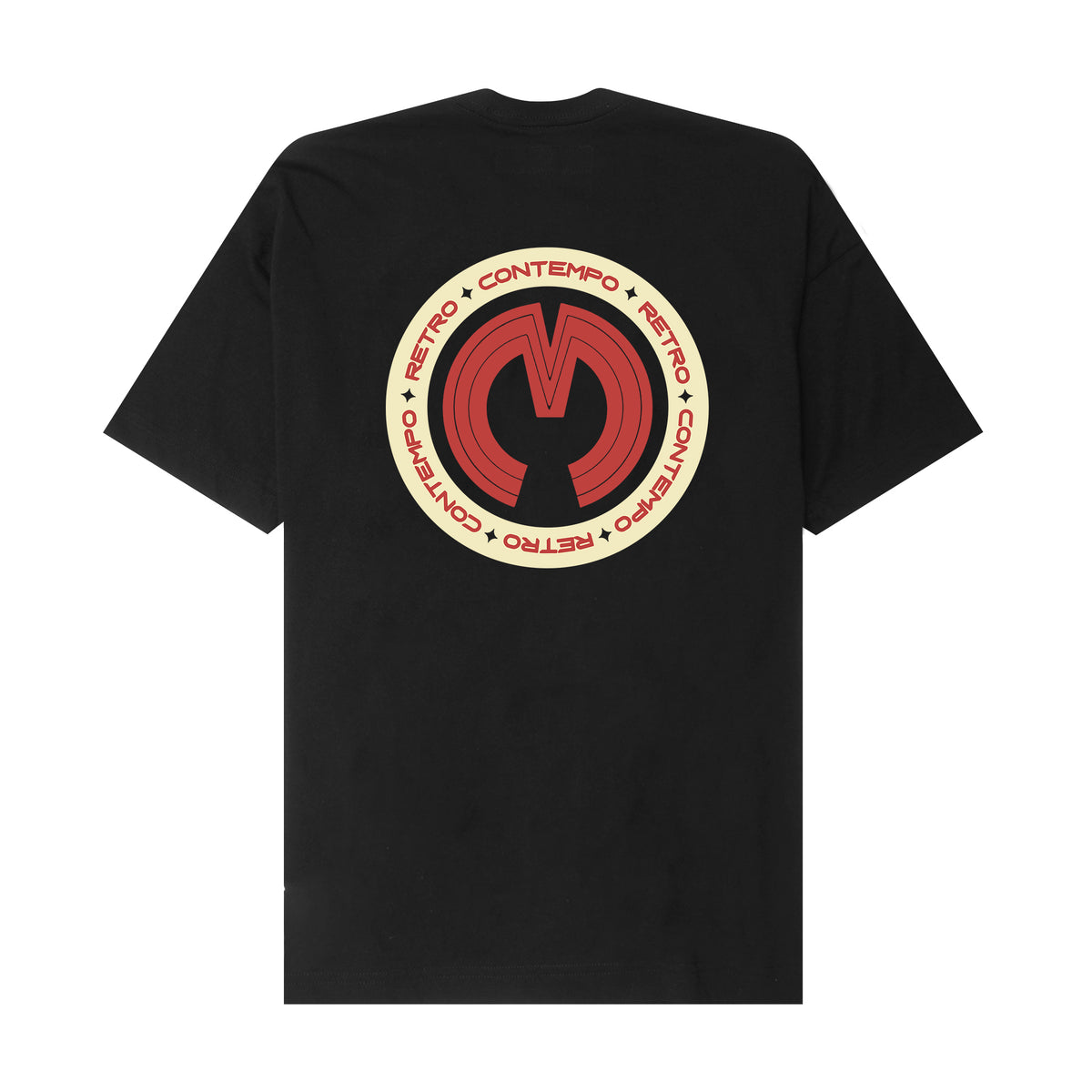 CONTEMPO RETRO "RING" TEE IN ANTHRACITE