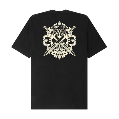 "DUAL WIELD" TEE IN ANTHRACITE