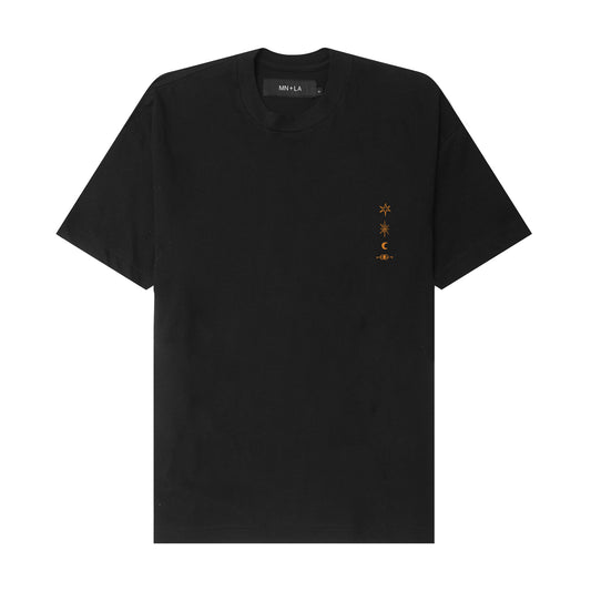 "ETERNAL RYTHM" TEE IN ANTHRACITE