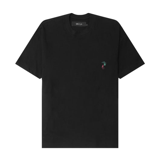 "LIMBO" TEE IN ANTHRACITE