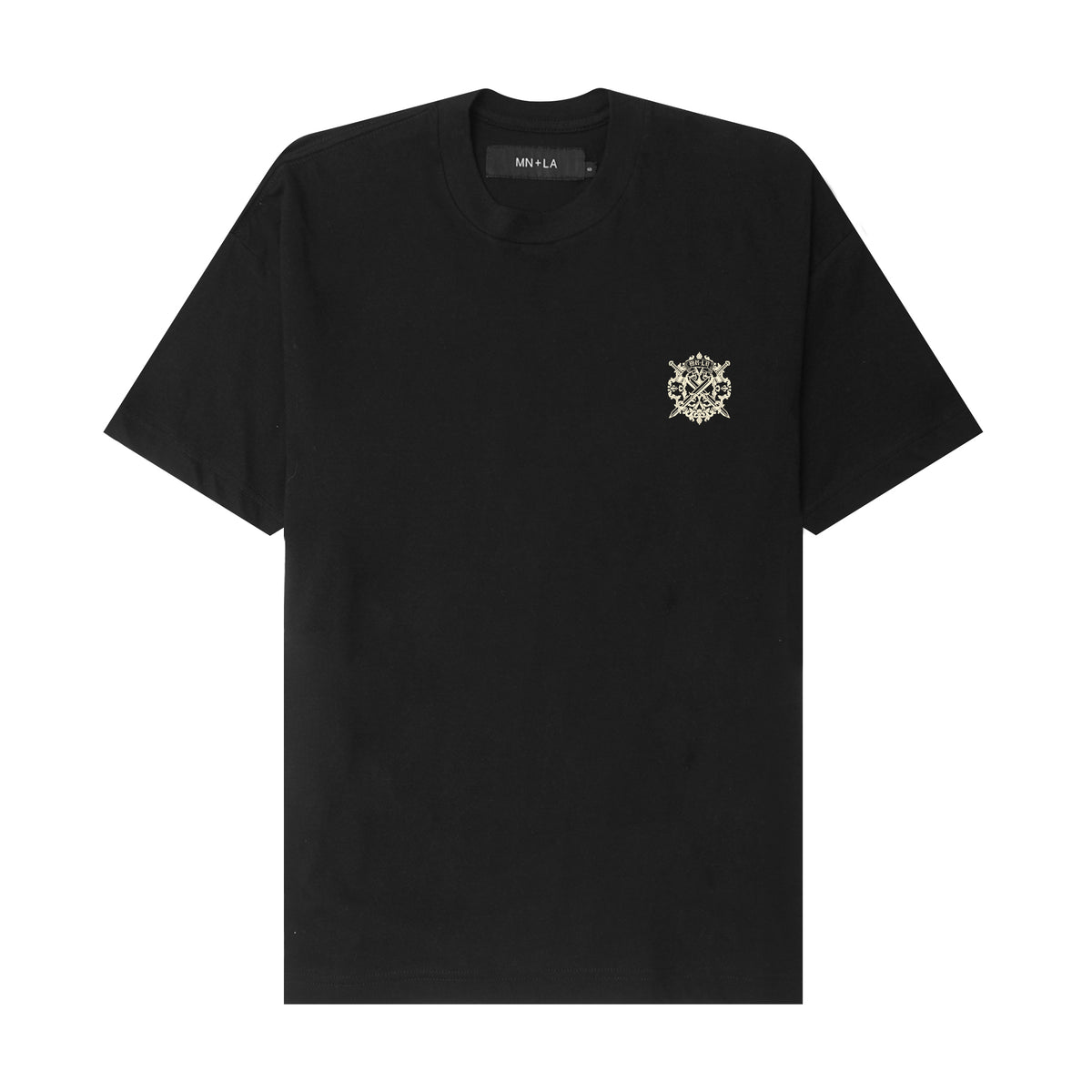 "DUAL WIELD" TEE IN ANTHRACITE