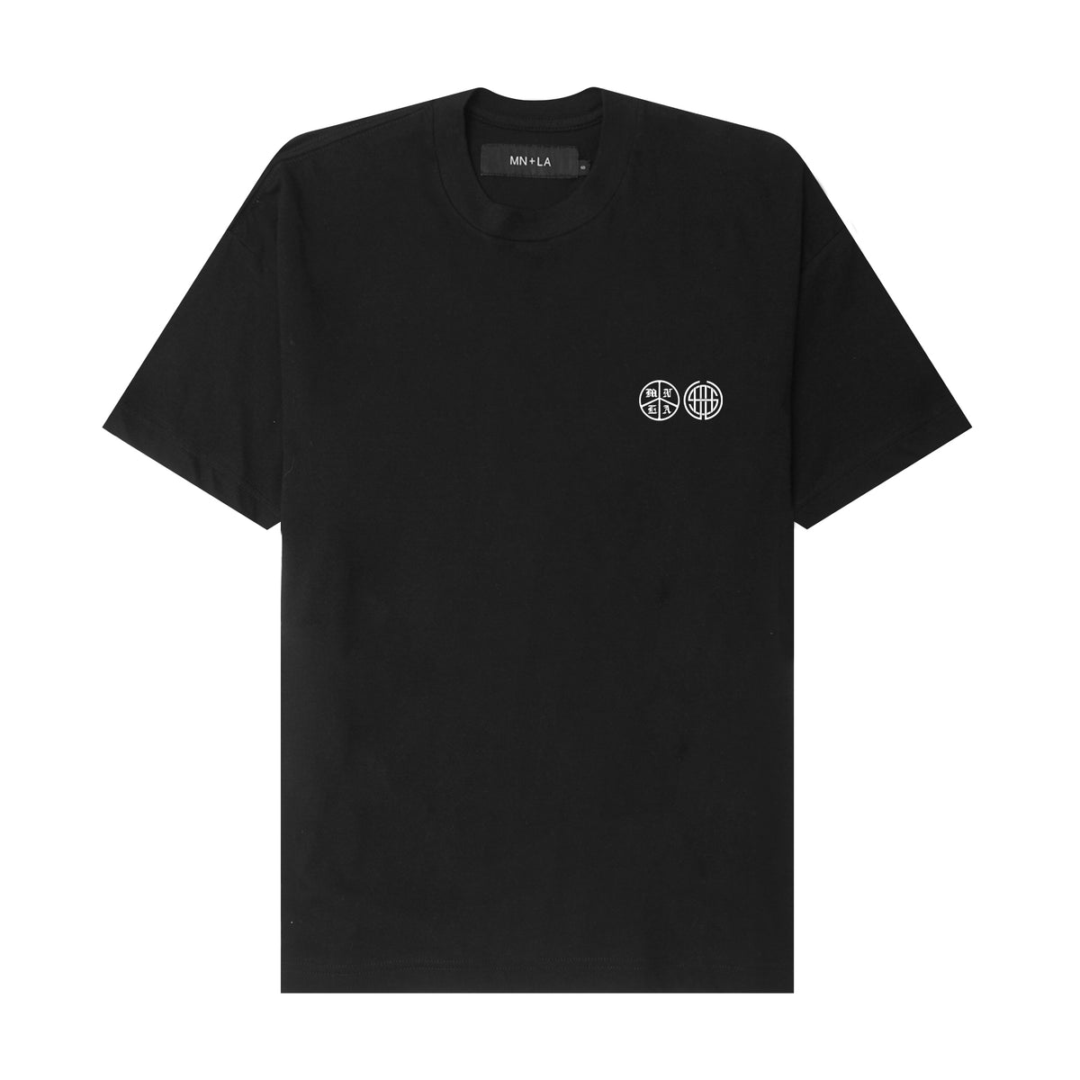"GLITCH II" TEE IN ANTHRACITE