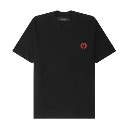 CONTEMPO RETRO "RING" TEE IN ANTHRACITE