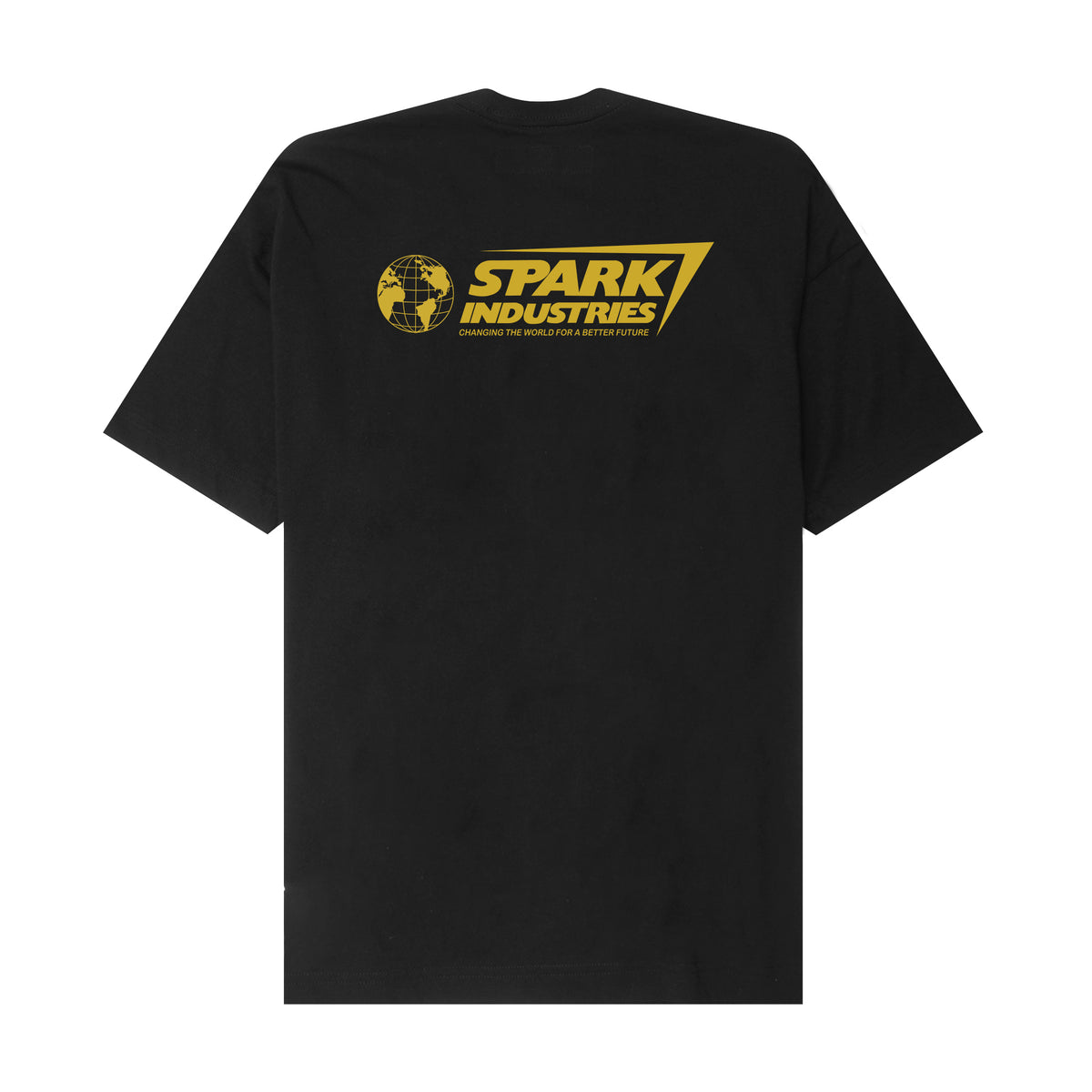 "SPARK INDUSTRIES" TEE IN ANTHRACITE