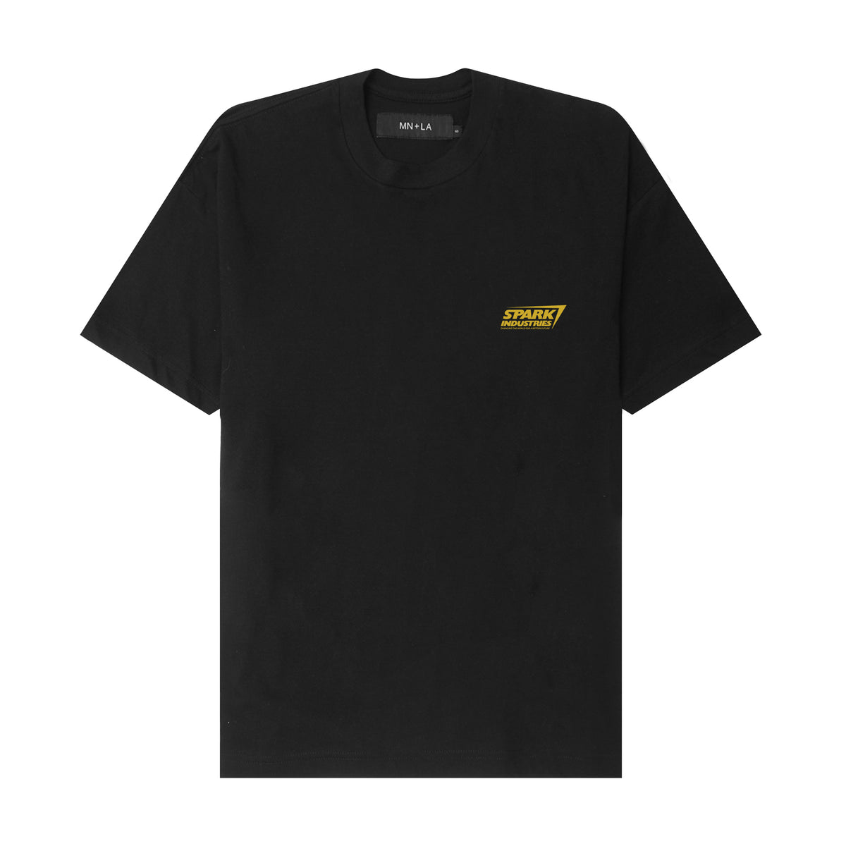 "SPARK INDUSTRIES" TEE IN ANTHRACITE