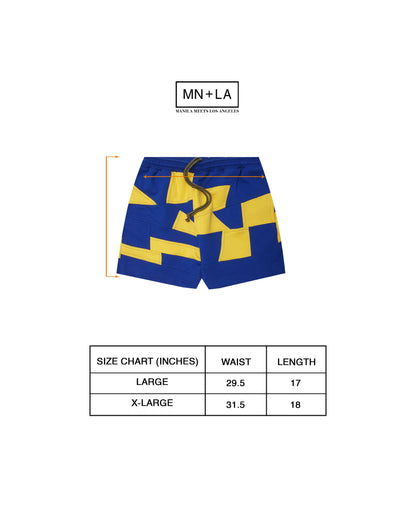 "CANARY COAST" NEEDLEWORK HOUSE SHORTS