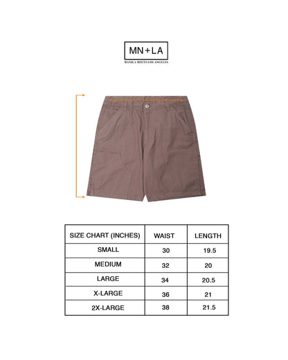 CARPENTER SHORTS IN ROSEWOOD
