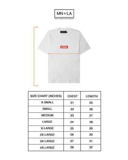 "CHOKE" RED ON WHITE
