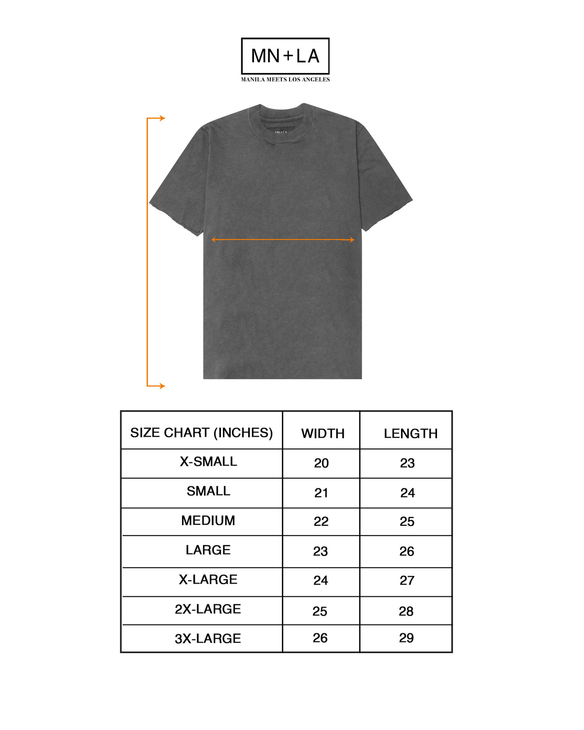 CHOP CHOP TEE IN AGED NOIR