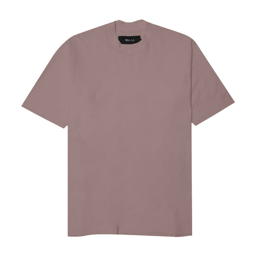 CHOP CHOP TEE IN MAUVE
