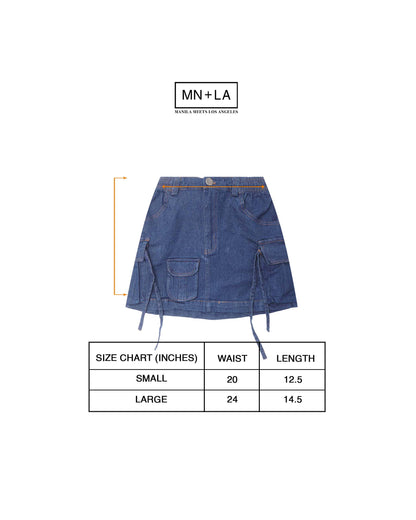 "COLD NAVY" BONNIE FIELD SKIRT