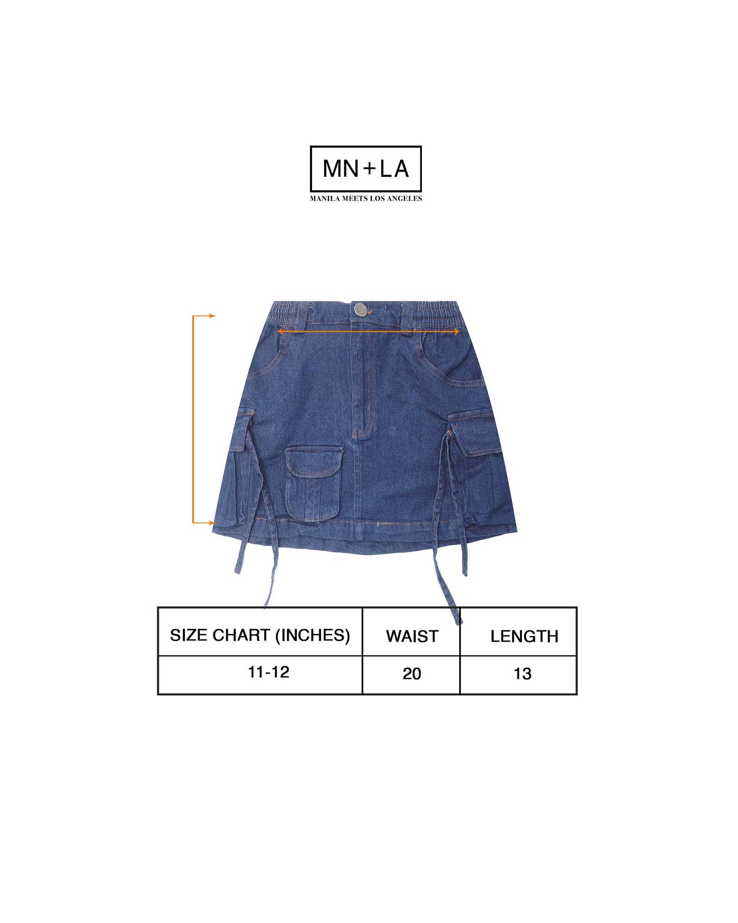 LITTLE HUMAN™ FIELD SKIRT IN VAPOR BLUE