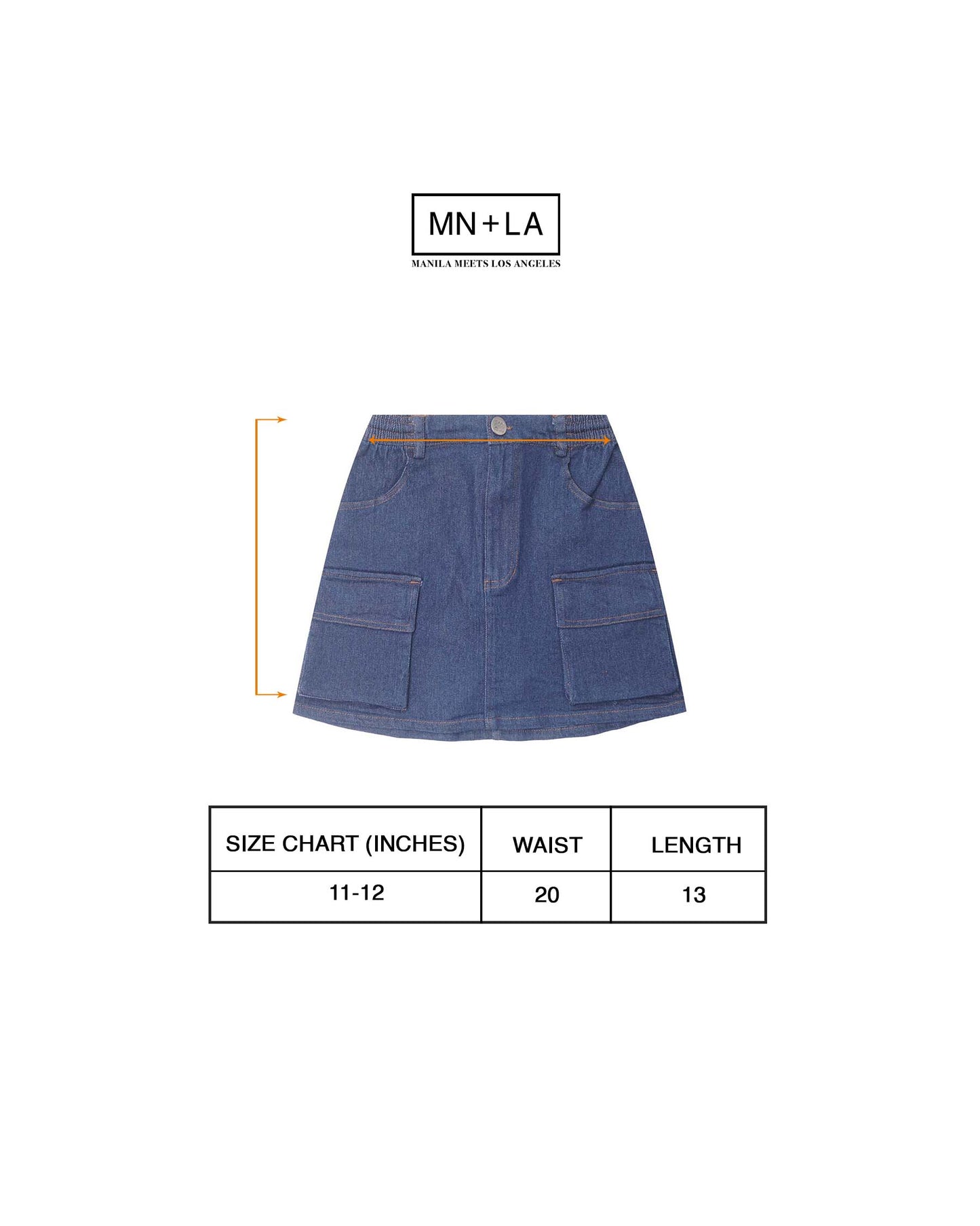 LITTLE HUMAN™ SKIRT IN COLD NAVY