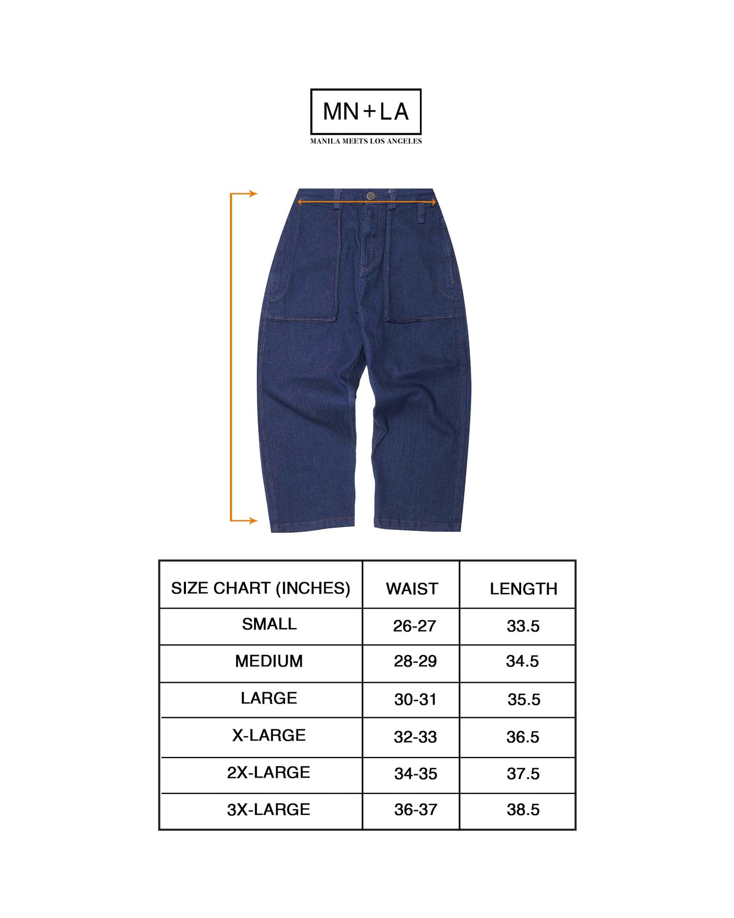 "COLD NAVY" OVERPOCKET PHAT PANTS