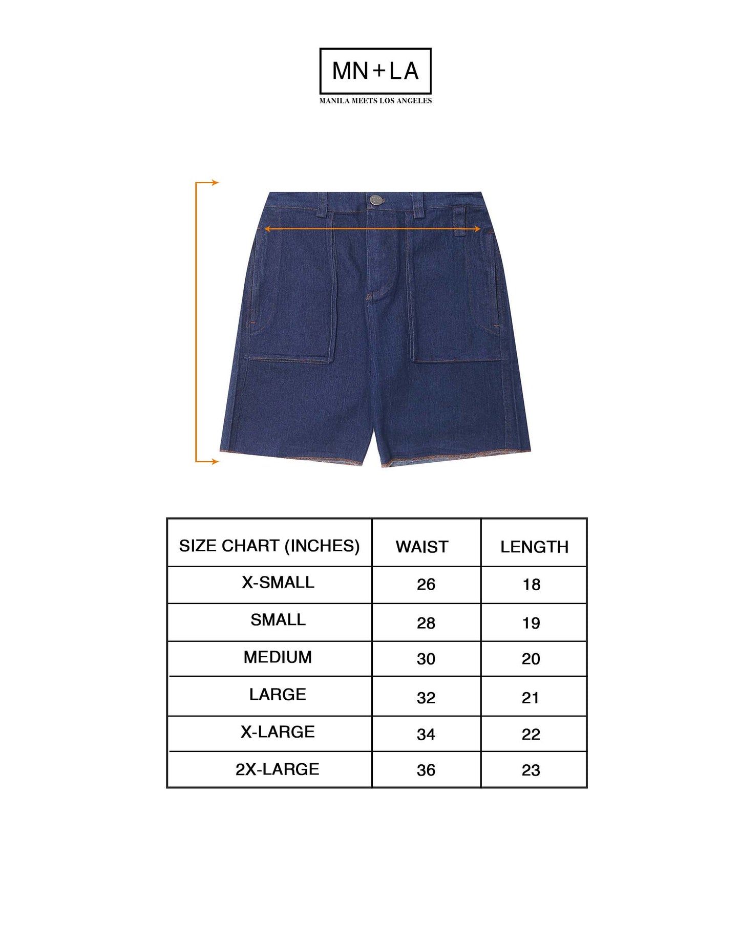 "COLD NAVY" OVERPOCKET PHAT SHORTS