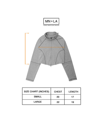 COLETTE JACKET IN HEATHER GREY