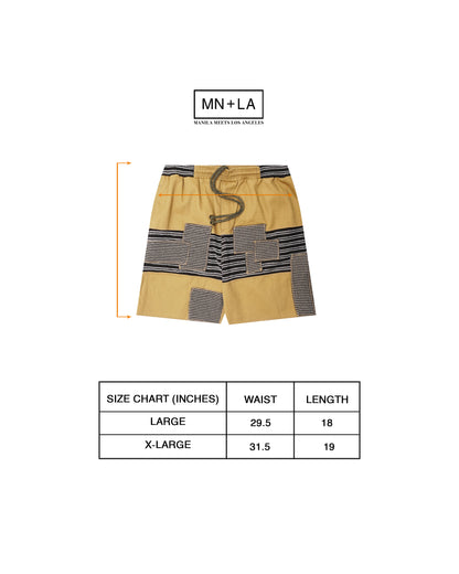 "CROSS GRAIN" LOUNGE SHORTS