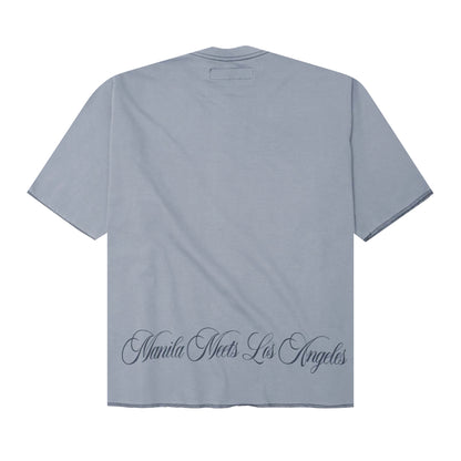 "CROWN OF THORNS" TEE IN GLACIER
