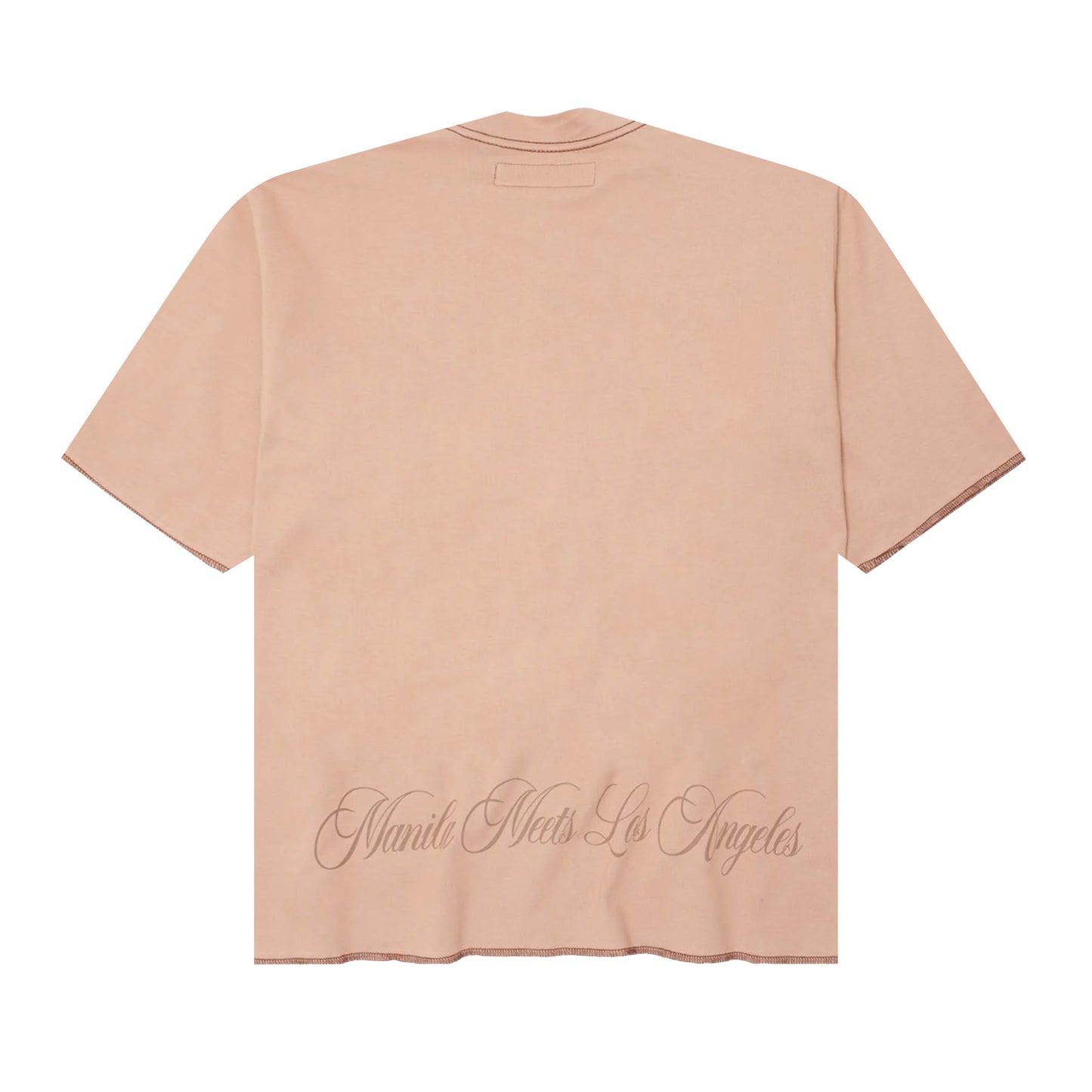"CROWN OF THORNS" TEE IN WHEAT