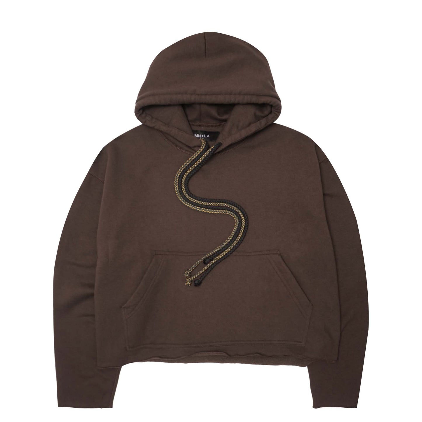 CUTOFF HOODIE IN WOOD