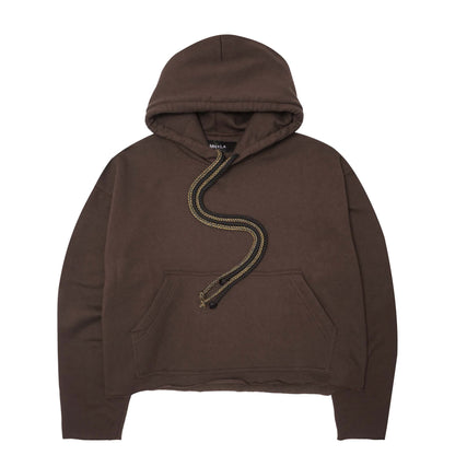 CUTOFF HOODIE IN WOOD