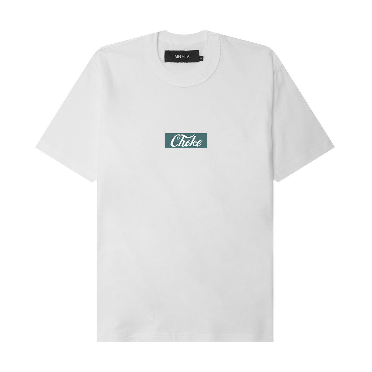 "CHOKE" GREEN ON WHITE