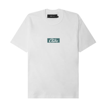 "CHOKE" GREEN ON WHITE